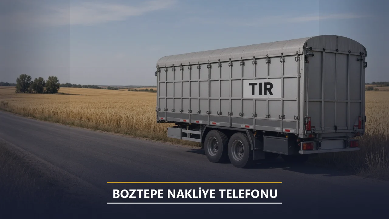 Boztepe Nakliye Telefonu